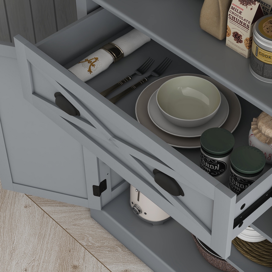 Image 997370_ALTMORE23.jpg, Product 997-370 / Price $279.99, HOMCOM Kitchen Pantry, Freestanding Buffet Cabinet with 4 Doors from HOMCOM on TSC.ca's Home & Garden department