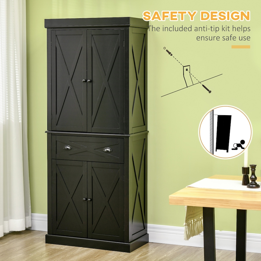 Image 997370_ALTMORE5.jpg, Product 997-370 / Price $279.99, HOMCOM Kitchen Pantry, Freestanding Buffet Cabinet with 4 Doors from HOMCOM on TSC.ca's Home & Garden department