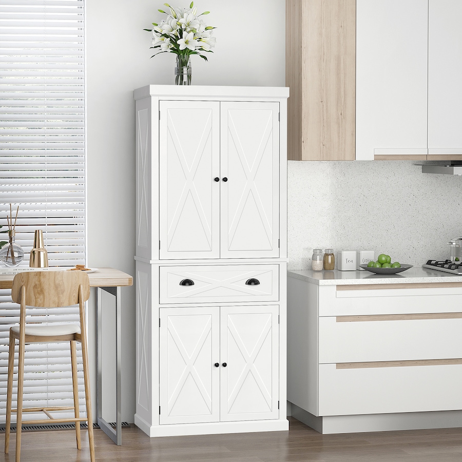 Image 997370_ALTMORE9.jpg, Product 997-370 / Price $279.99, HOMCOM Kitchen Pantry, Freestanding Buffet Cabinet with 4 Doors from HOMCOM on TSC.ca's Home & Garden department