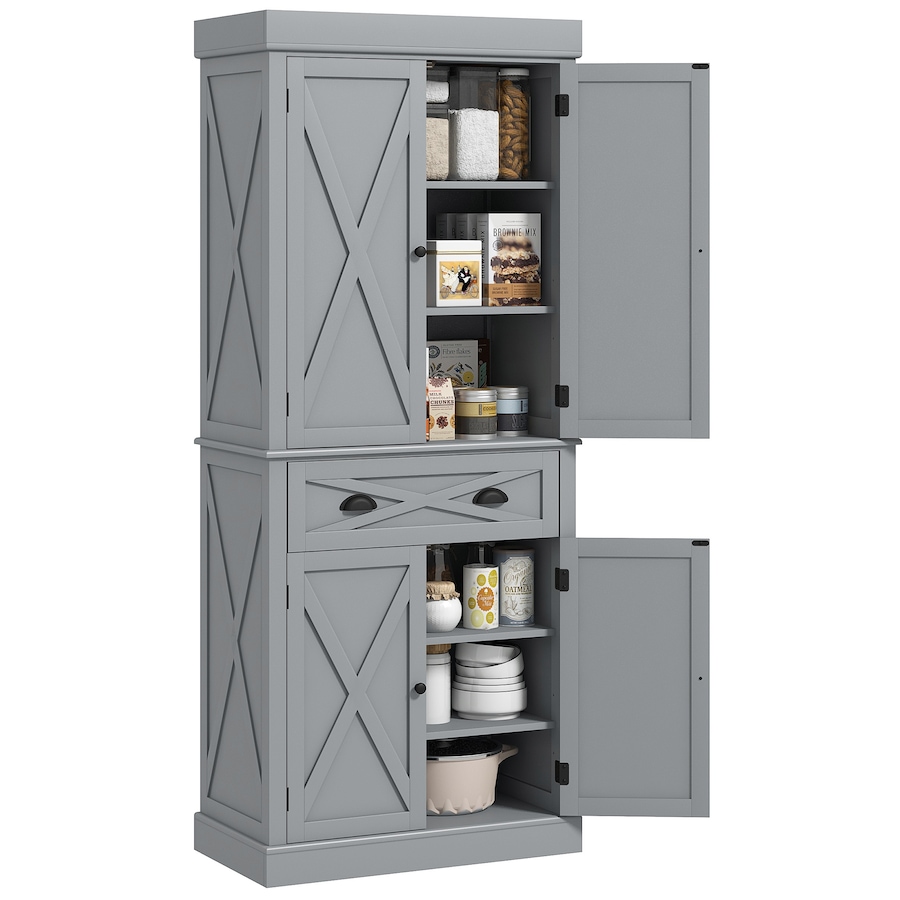 Image 997370_ST03.jpg, Product 997-370 / Price $279.99, HOMCOM Kitchen Pantry, Freestanding Buffet Cabinet with 4 Doors from HOMCOM on TSC.ca's Home & Garden department