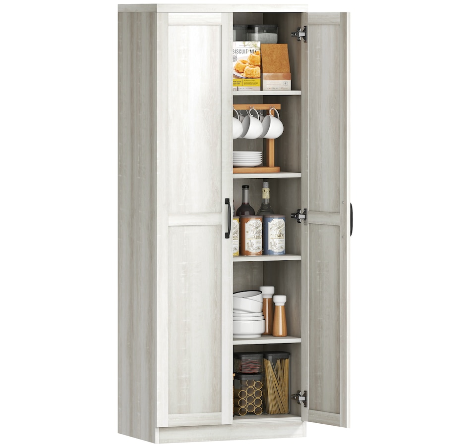 Image 997373.jpg, Product 997-373 / Price $219.99, HOMCOM Kitchen Pantry Cabinet with Adjustable Shelves for Dining Room from HOMCOM on TSC.ca's Home & Garden department