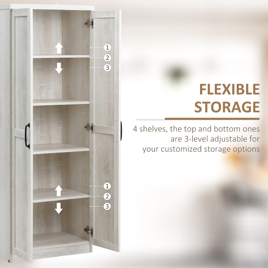 Image 997373_ALTMORE4.jpg, Product 997-373 / Price $209.99, HOMCOM Kitchen Pantry Cabinet with Adjustable Shelves for Dining Room from HOMCOM on TSC.ca's Home & Garden department