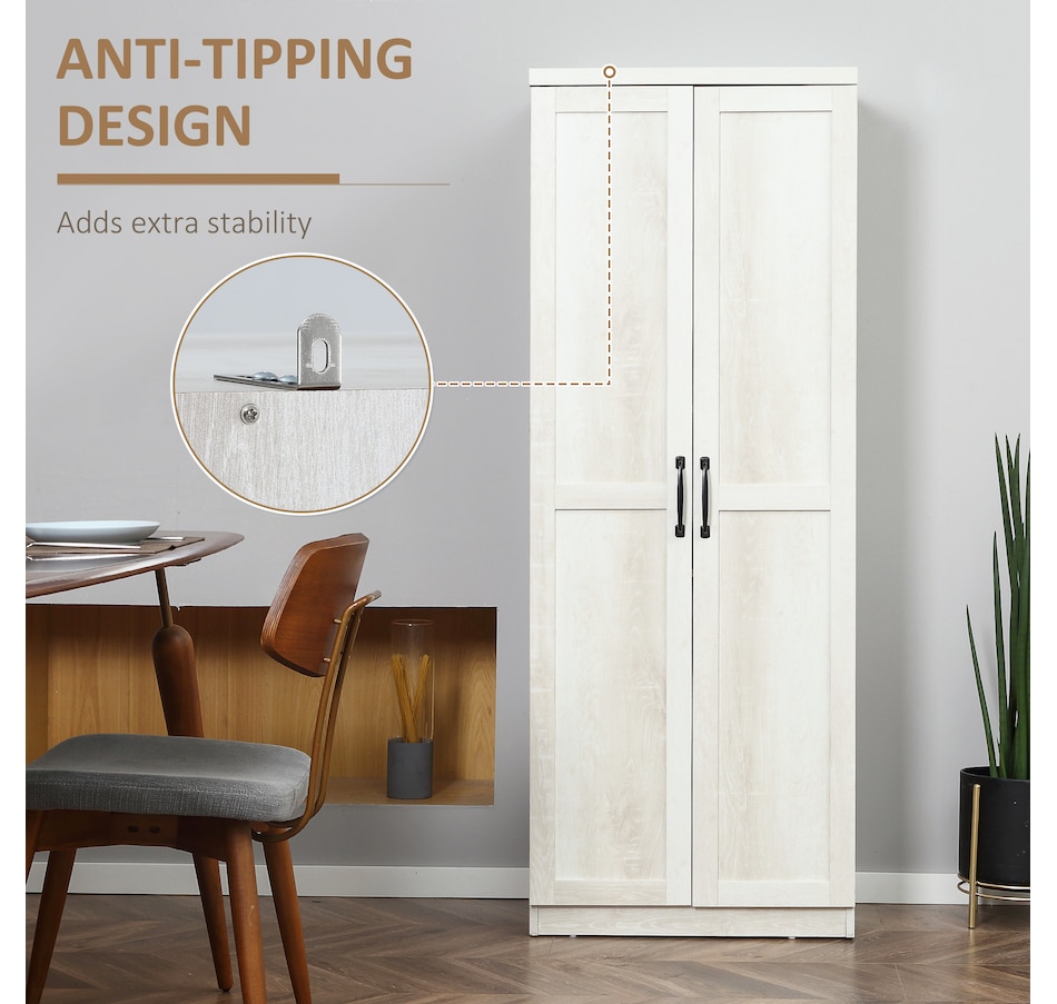 Image 997373_ALTMORE5.jpg, Product 997-373 / Price $219.99, HOMCOM Kitchen Pantry Cabinet with Adjustable Shelves for Dining Room from HOMCOM on TSC.ca's Home & Garden department