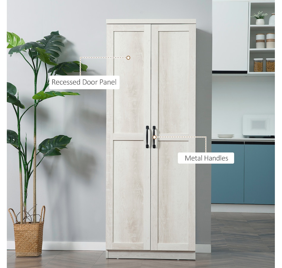 Image 997373_ALTMORE6.jpg, Product 997-373 / Price $219.99, HOMCOM Kitchen Pantry Cabinet with Adjustable Shelves for Dining Room from HOMCOM on TSC.ca's Home & Garden department