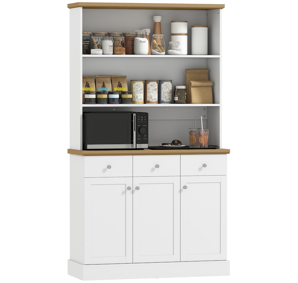 Image 997378.jpg, Product 997-378 / Price $266.74, HOMCOM Kitchen Pantry Buffet Server with Drawers and Storage Cabinets from HOMCOM on TSC.ca's Home & Garden department