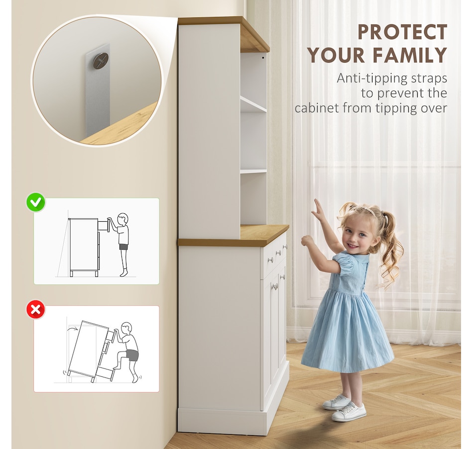 Image 997378_ALTMORE5.jpg, Product 997-378 / Price $266.74, HOMCOM Kitchen Pantry Buffet Server with Drawers and Storage Cabinets from HOMCOM on TSC.ca's Home & Garden department