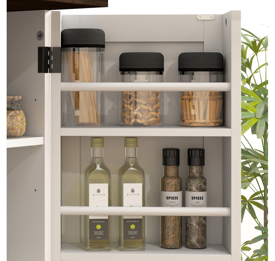 Image 997387_ALTMORE8.jpg, Product 997-387 / Price $249.99, HOMCOM 64" Kitchen Pantry Storage Cabinet with Adjustable Shelves, White from HOMCOM on TSC.ca's Home & Garden department