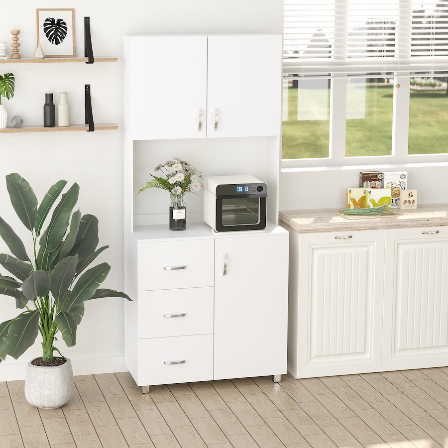 Image 997390_ALTMORE3.jpg, Product 997-390 / Price $249.99, Cupboard Pantry Sideboard Hutch Furniture Centerpiece with Two Door Cabinet from HOMCOM on TSC.ca's Home & Garden department