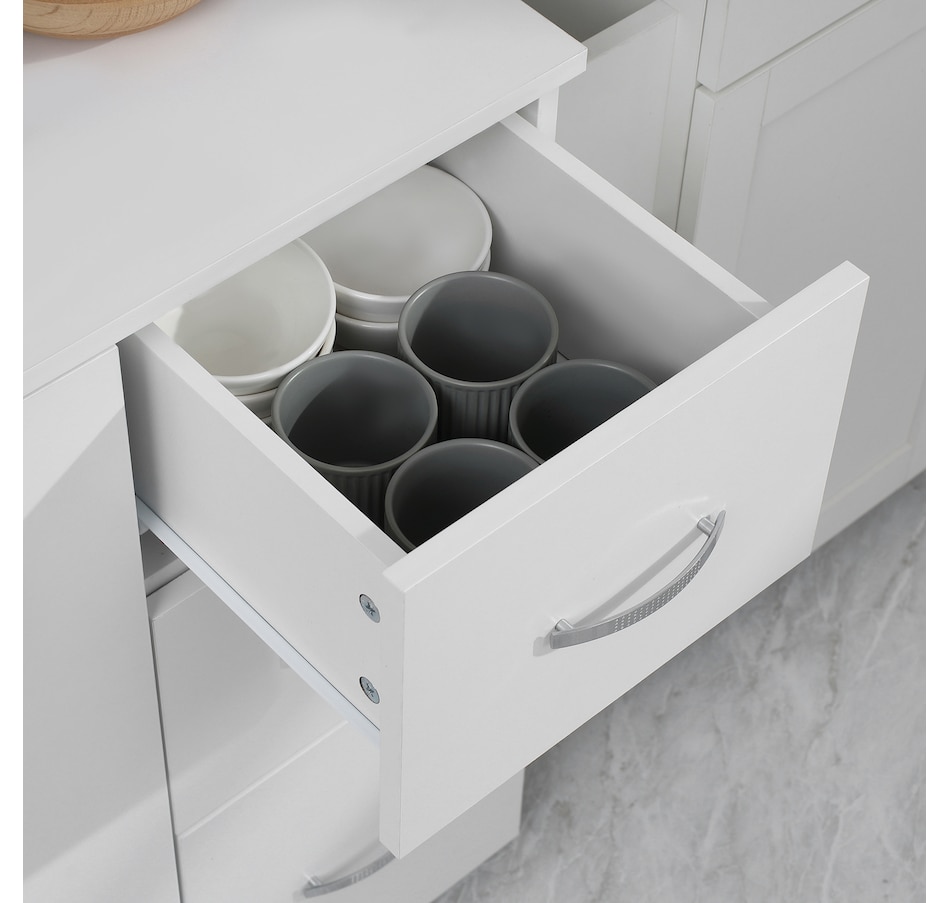 Image 997394_ALTMORE8.jpg, Product 997-394 / Price $304.99, HOMCOM Buffet with Hutch, Kitchen Pantry with Doors, Drawers, Shelves from HOMCOM on TSC.ca's Home & Garden department