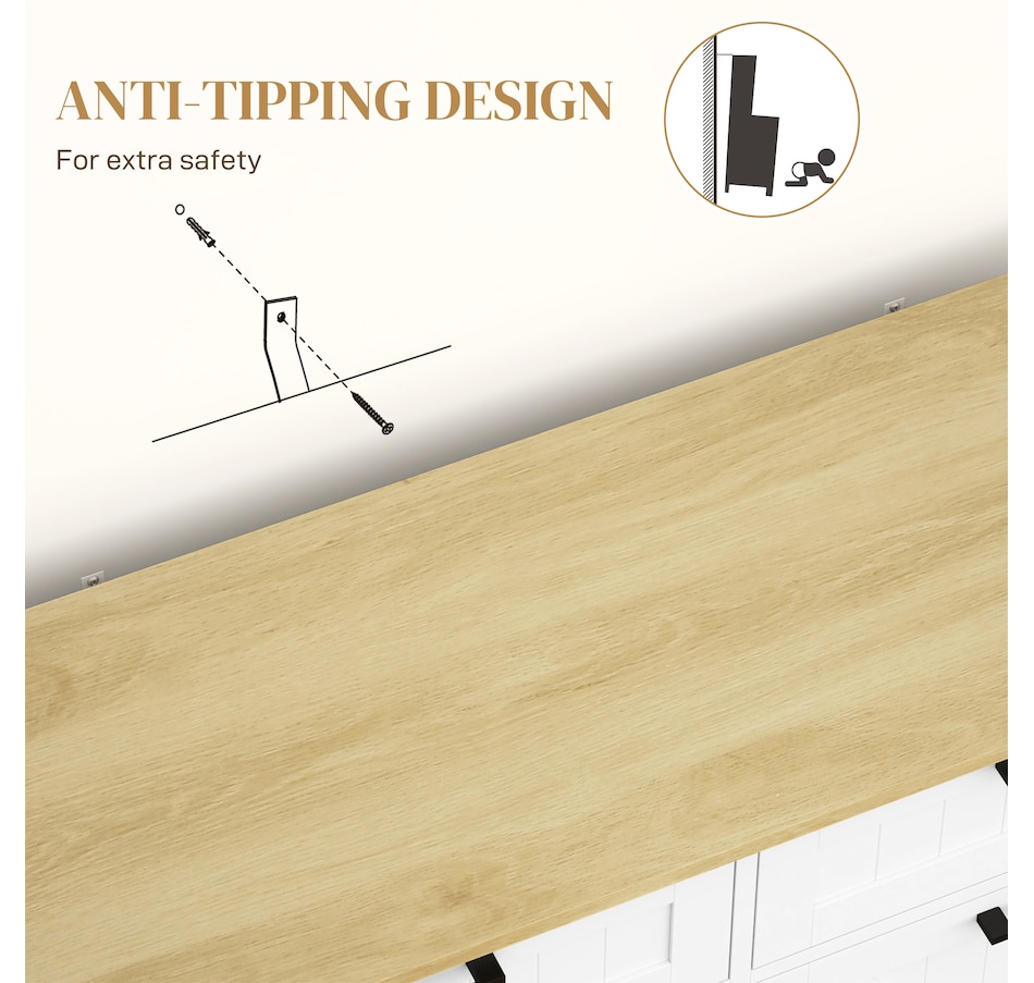 Image 997397_ALTMORE15.jpg, Product 997-397 / Price $219.99 - $224.99, HOMCOM Tilt Out Trash Cabinet, Kitchen Island with 2 Drawers from HOMCOM on TSC.ca's Home & Garden department