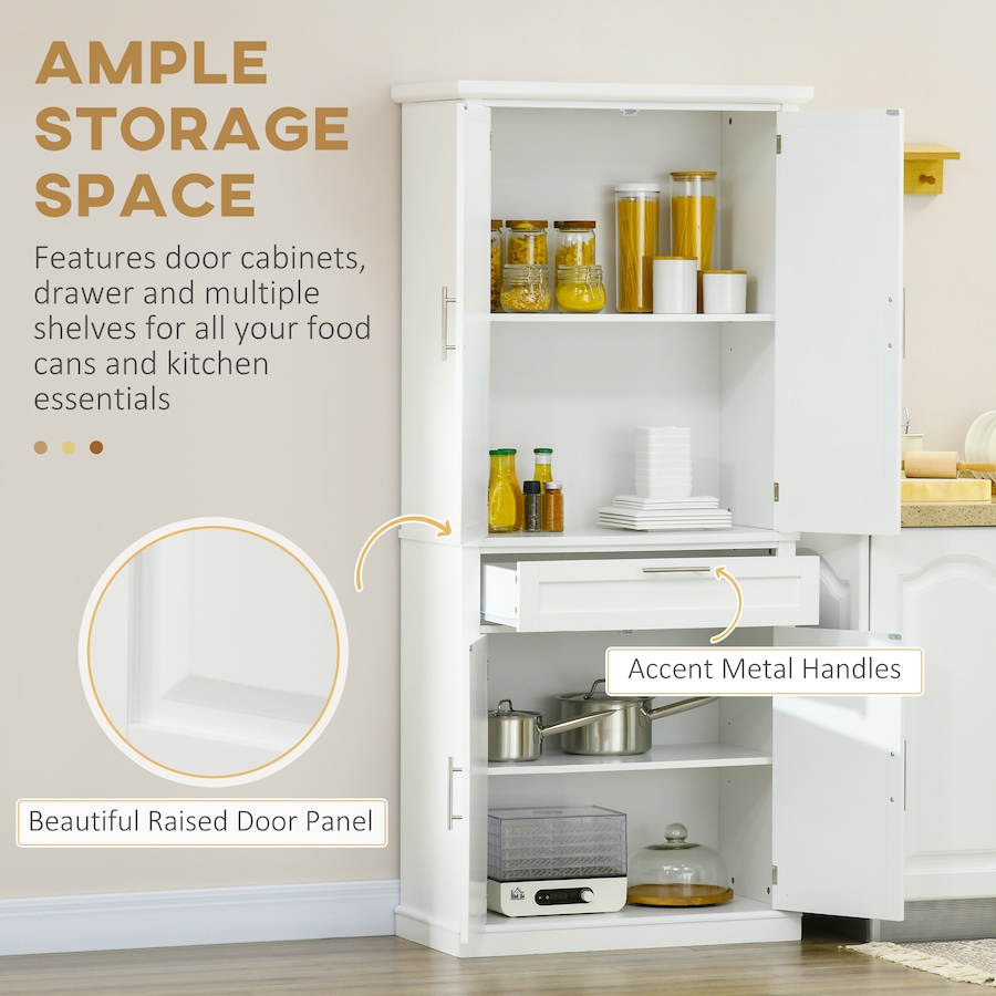 Image 997398_ALTMORE3.jpg, Product 997-398 / Price $354.04, HOMCOM 72" Kitchen Pantry Storage Cabinet with Drawer, Adjustable Shelves from HOMCOM on TSC.ca's Home & Garden department