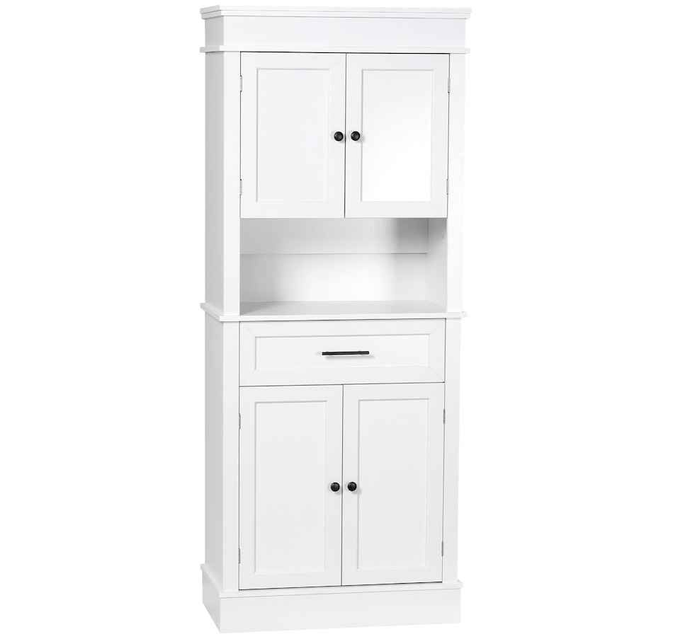 Image 997400_ST02.jpg, Product 997-400 / Price $289.99, HOMCOM Kitchen Pantry Storage Cabinet with Open Shelf Adjustable Shelving from HOMCOM on TSC.ca's Home & Garden department