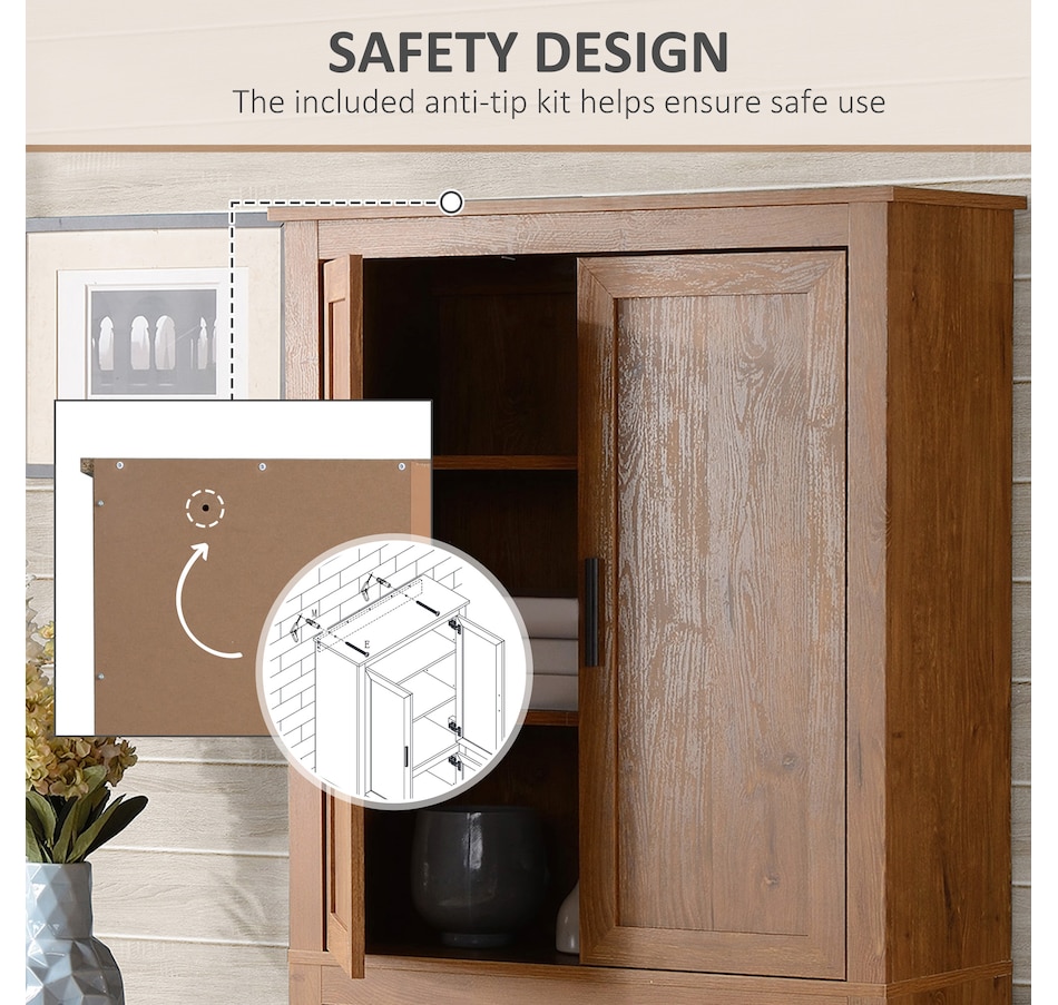 Image 997402_ALTMORE5.jpg, Product 997-402 / Price $194.99 - $209.99, HOMCOM 64" Kitchen Pantry Storage Cabinet with Adjustable Shelves from HOMCOM on TSC.ca's Home & Garden department