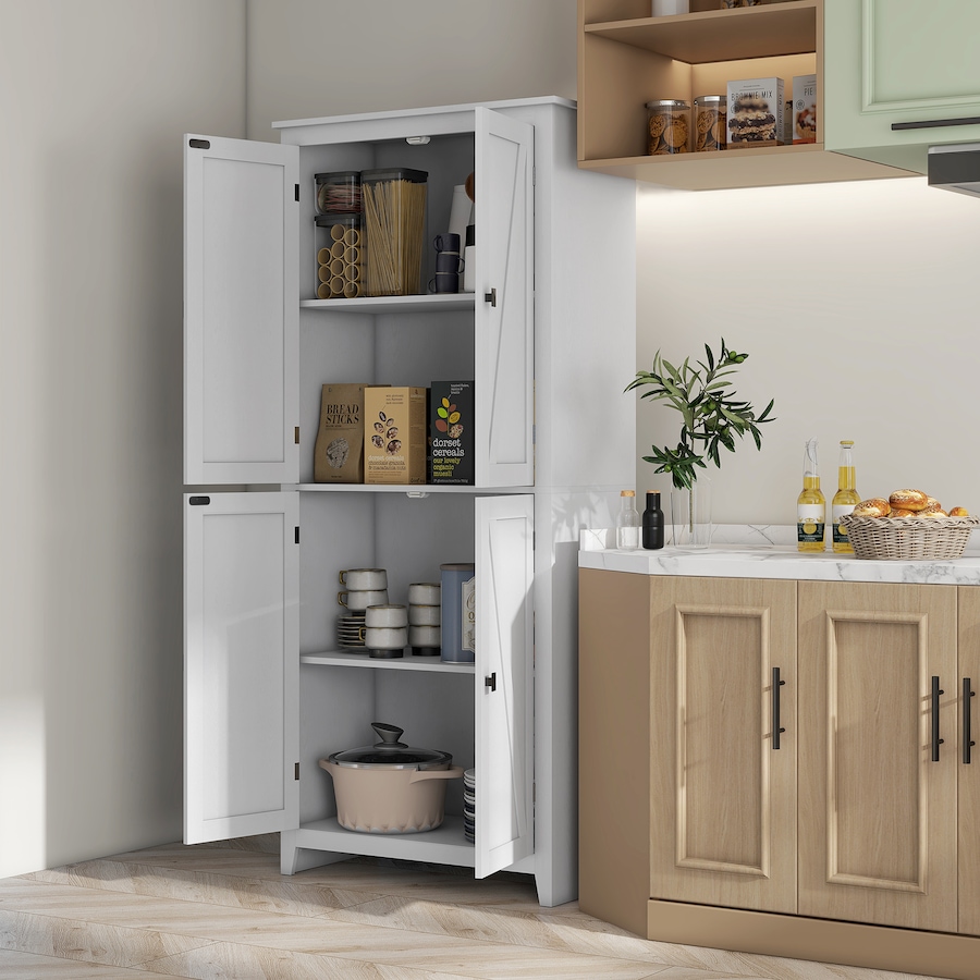 Image 997403_ALTMORE17.jpg, Product 997-403 / Price $249.99 - $259.99, HOMCOM 72" Freestanding Kitchen Pantry, Buffet Cabinet, Grey from HOMCOM on TSC.ca's Home & Garden department