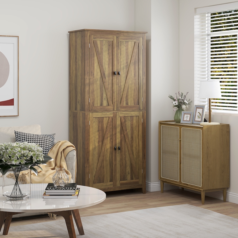 Image 997403_ALTMORE31.jpg, Product 997-403 / Price $249.99 - $259.99, HOMCOM 72" Freestanding Kitchen Pantry, Buffet Cabinet, Grey from HOMCOM on TSC.ca's Home & Garden department