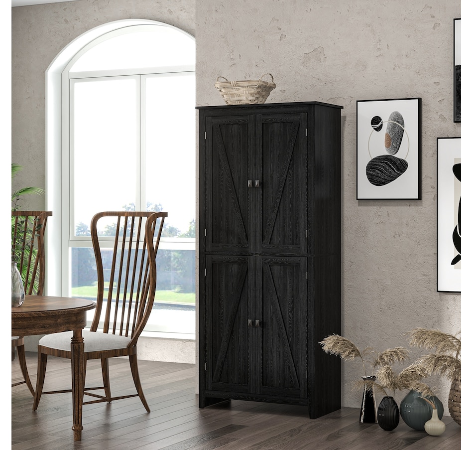 Image 997403_ALTMORE33.jpg, Product 997-403 / Price $259.99 - $279.99, HOMCOM 72" Freestanding Kitchen Pantry, Buffet Cabinet, Grey from HOMCOM on TSC.ca's Home & Garden department