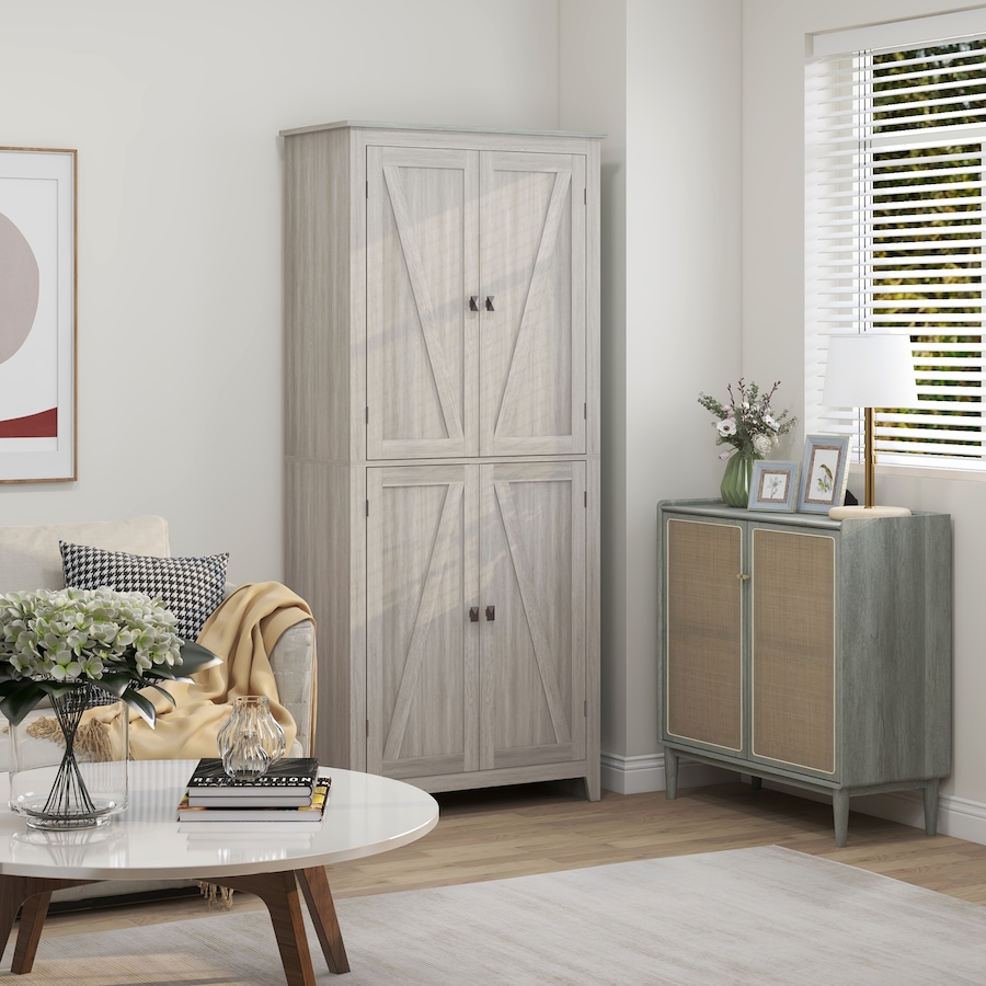 Image 997403_ALTMORE56.jpg, Product 997-403 / Price $249.99 - $259.99, HOMCOM 72" Freestanding Kitchen Pantry, Buffet Cabinet, Grey from HOMCOM on TSC.ca's Home & Garden department