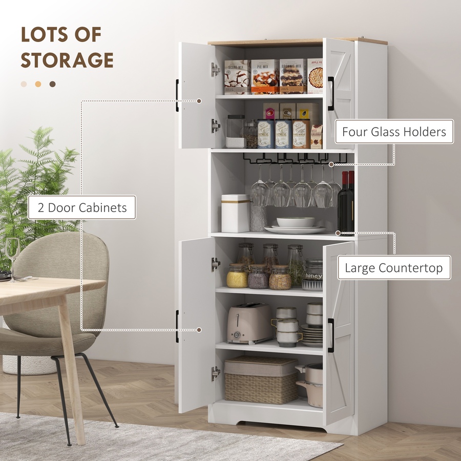 Image 997404_ALTMORE11.jpg, Product 997-404 / Price $209.99 - $239.99, HOMCOM Kitchen Pantry Storage Cabinet with Microwave Oven Countertop, Black from HOMCOM on TSC.ca's Home & Garden department