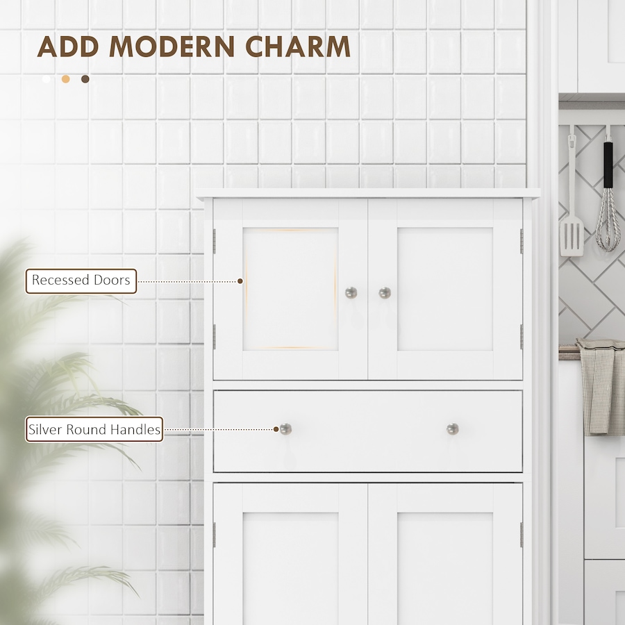 Image 997406_ALTMORE11.jpg, Product 997-406 / Price $144.99 - $149.34, HOMCOM 50.5" Kitchen Pantry Storage Cabinet with Doors and Adjustable Shelf from HOMCOM on TSC.ca's Home & Garden department