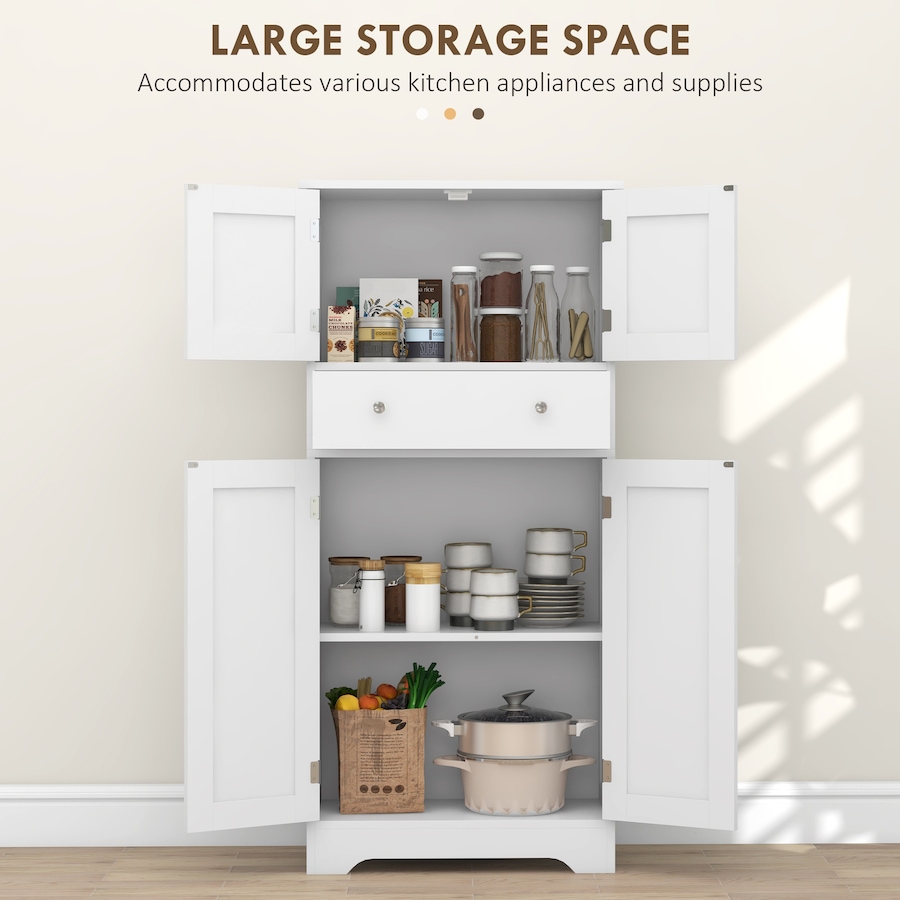 Image 997406_ALTMORE12.jpg, Product 997-406 / Price $144.99 - $149.34, HOMCOM 50.5" Kitchen Pantry Storage Cabinet with Doors and Adjustable Shelf from HOMCOM on TSC.ca's Home & Garden department