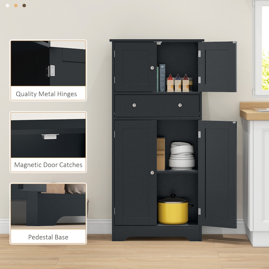 Image 997406_ALTMORE7.jpg, Product 997-406 / Price $144.99 - $149.34, HOMCOM 50.5" Kitchen Pantry Storage Cabinet with Doors and Adjustable Shelf from HOMCOM on TSC.ca's Home & Garden department