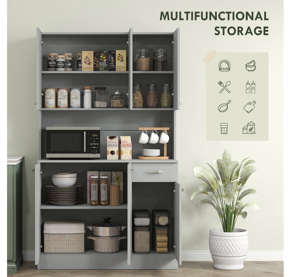 Image 997409_ALTMORE11.jpg, Product 997-409 / Price $299.99, HOMCOM Modern Buffet with Hutch, Kitchen Cabinet with Storage Cupboard from HOMCOM on TSC.ca's Home & Garden department