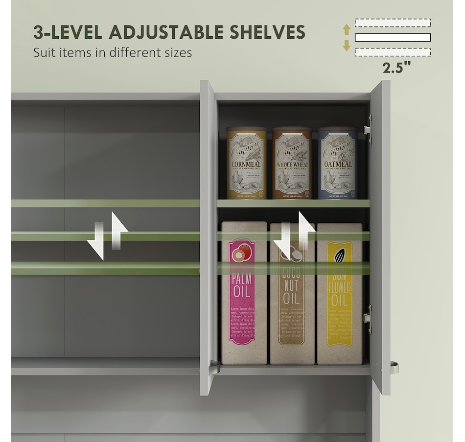 Image 997409_ALTMORE12.jpg, Product 997-409 / Price $299.99, HOMCOM Modern Buffet with Hutch, Kitchen Cabinet with Storage Cupboard from HOMCOM on TSC.ca's Home & Garden department