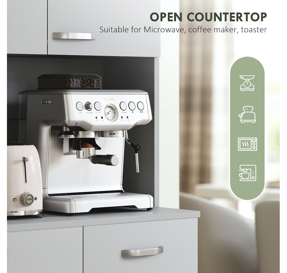 Image 997409_ALTMORE13.jpg, Product 997-409 / Price $299.99, HOMCOM Modern Buffet with Hutch, Kitchen Cabinet with Storage Cupboard from HOMCOM on TSC.ca's Home & Garden department