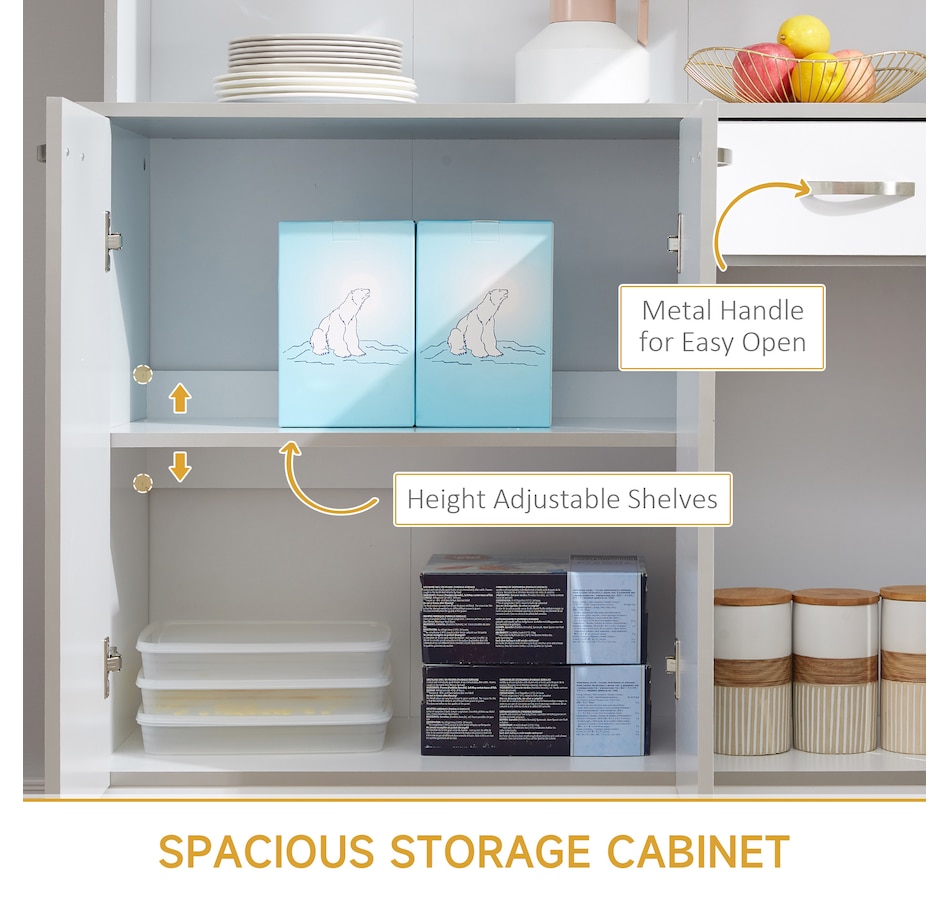 Image 997409_ALTMORE5.jpg, Product 997-409 / Price $299.99, HOMCOM Modern Buffet with Hutch, Kitchen Cabinet with Storage Cupboard from HOMCOM on TSC.ca's Home & Garden department