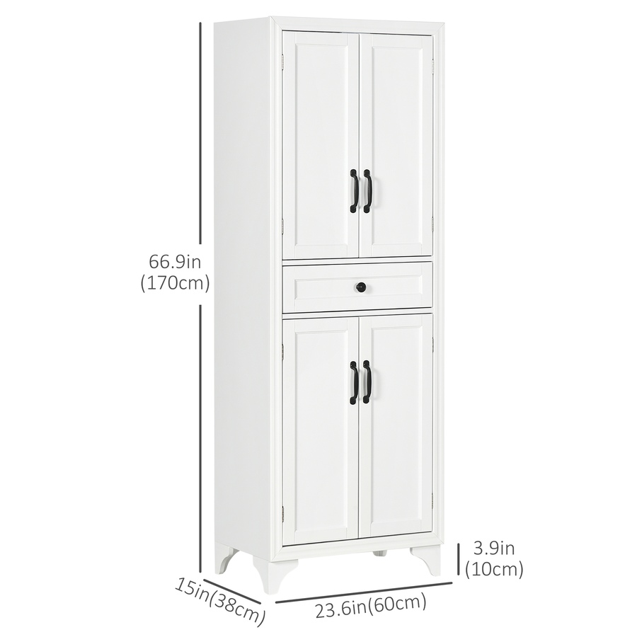 Image 997411_ALTMORE10.jpg, Product 997-411 / Price $244.99 - $279.99, HOMCOM 67" Kitchen Pantry Storage Cabinet with Doors and Shelves from HOMCOM on TSC.ca's Home & Garden department