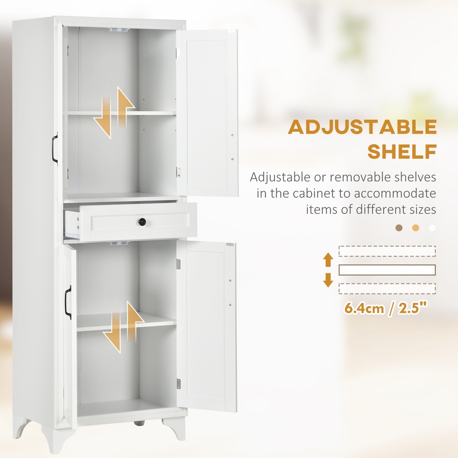 Image 997411_ALTMORE12.jpg, Product 997-411 / Price $244.99 - $279.99, HOMCOM 67" Kitchen Pantry Storage Cabinet with Doors and Shelves from HOMCOM on TSC.ca's Home & Garden department