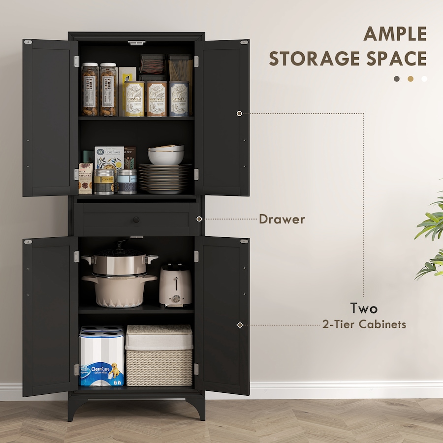 Image 997411_ALTMORE3.jpg, Product 997-411 / Price $244.99 - $279.99, HOMCOM 67" Kitchen Pantry Storage Cabinet with Doors and Shelves from HOMCOM on TSC.ca's Home & Garden department