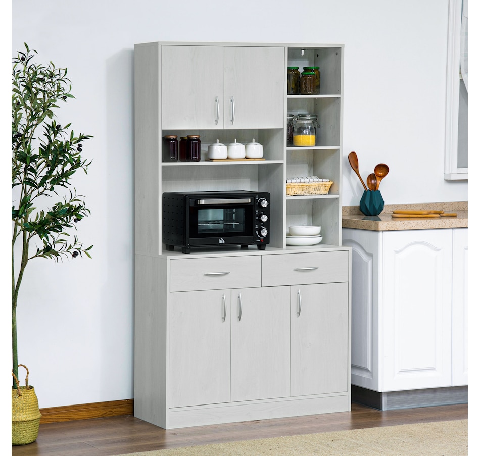 Image 997417_ALTMORE1.jpg, Product 997-417 / Price $299.99, HOMCOM 71" Kitchen Hutch with Storage Cabinet, Modern Buffet with Hutch from HOMCOM on TSC.ca's Home & Garden department