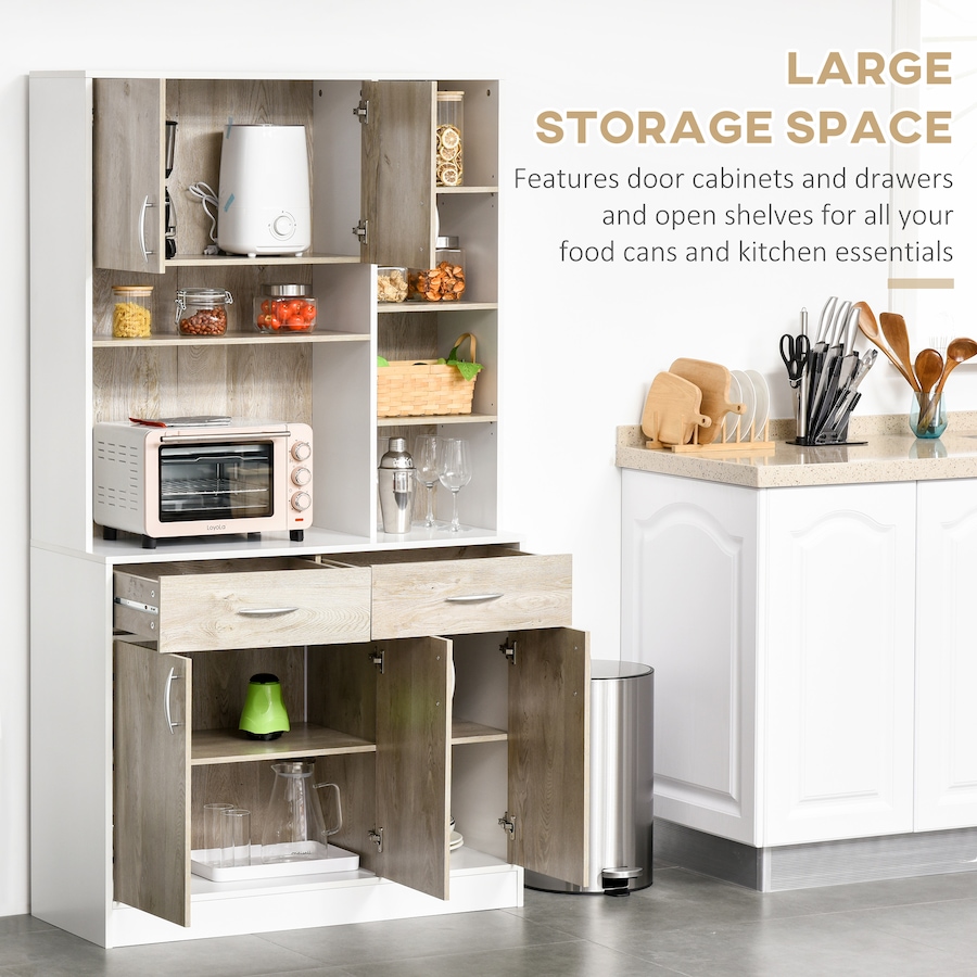 Image 997417_ALTMORE11.jpg, Product 997-417 / Price $284.99, HOMCOM 71" Kitchen Hutch with Storage Cabinet, Modern Buffet with Hutch from HOMCOM on TSC.ca's Home & Garden department