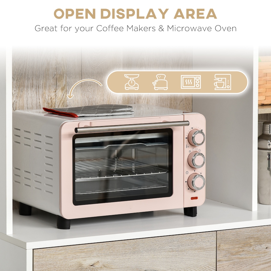 Image 997417_ALTMORE12.jpg, Product 997-417 / Price $284.99, HOMCOM 71" Kitchen Hutch with Storage Cabinet, Modern Buffet with Hutch from HOMCOM on TSC.ca's Home & Garden department
