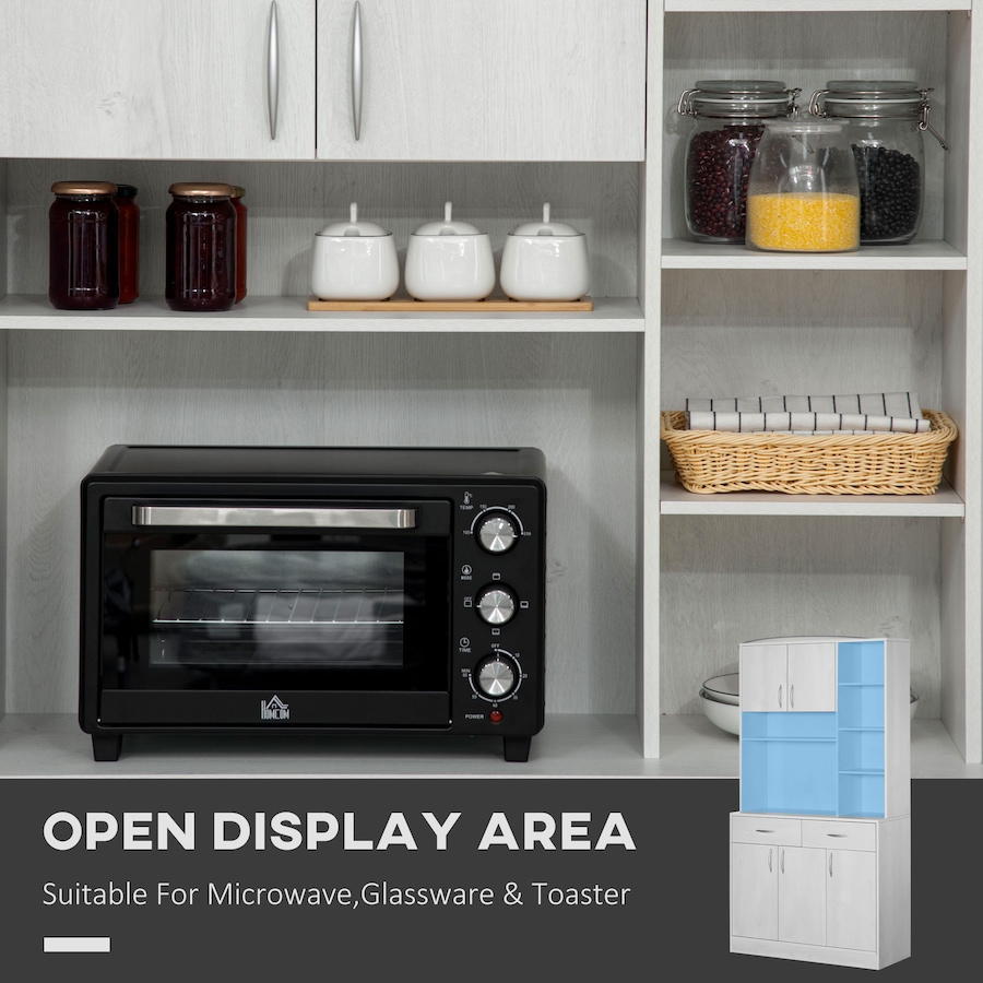 Image 997417_ALTMORE4.jpg, Product 997-417 / Price $284.99, HOMCOM 71" Kitchen Hutch with Storage Cabinet, Modern Buffet with Hutch from HOMCOM on TSC.ca's Home & Garden department