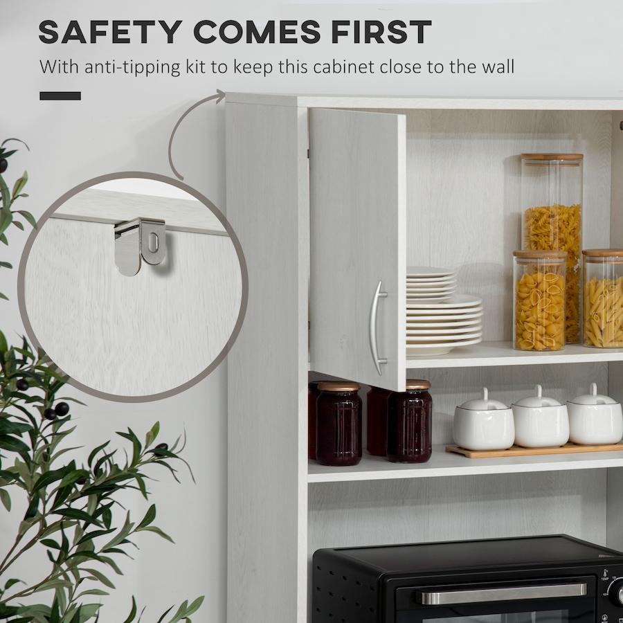 Image 997417_ALTMORE7.jpg, Product 997-417 / Price $284.99, HOMCOM 71" Kitchen Hutch with Storage Cabinet, Modern Buffet with Hutch from HOMCOM on TSC.ca's Home & Garden department