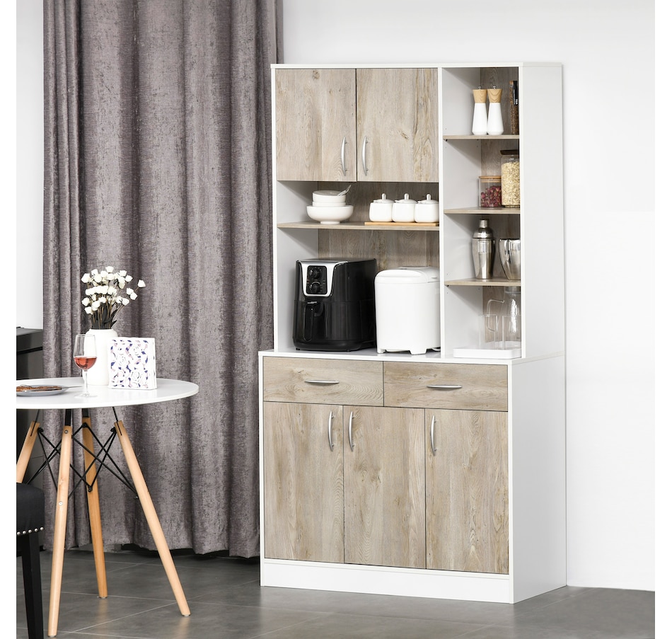 Image 997417_ALTMORE9.jpg, Product 997-417 / Price $299.99, HOMCOM 71" Kitchen Hutch with Storage Cabinet, Modern Buffet with Hutch from HOMCOM on TSC.ca's Home & Garden department