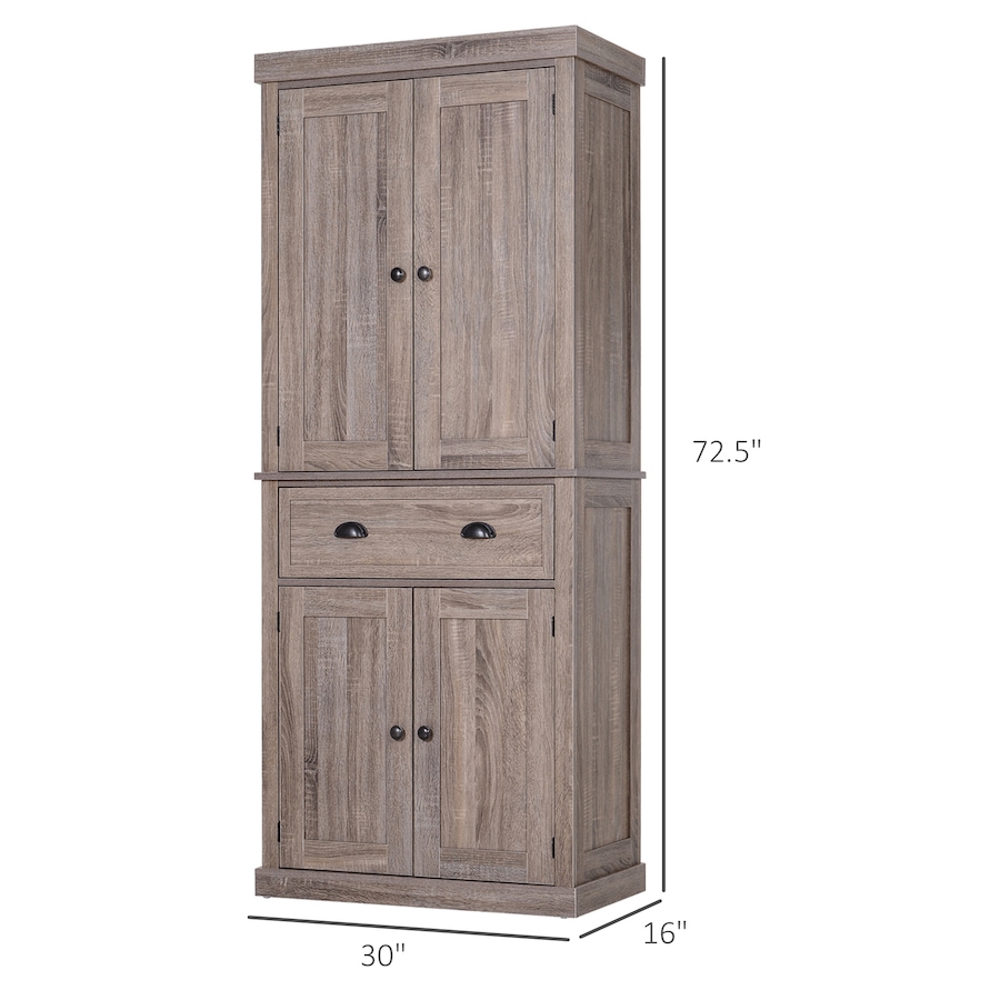 Image 997418_ALTMORE2.jpg, Product 997-418 / Price $252.19, HOMCOM Kitchen Pantry Storage Cabinet, Tall Pantry with Drawer from HOMCOM on TSC.ca's Home & Garden department