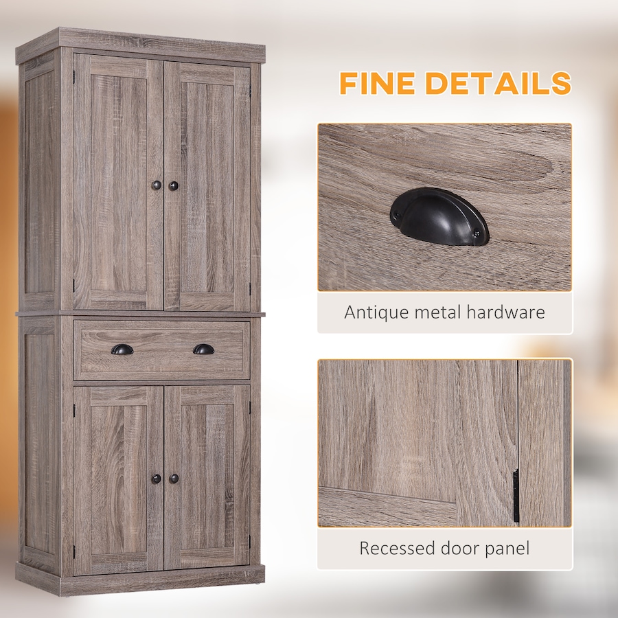 Image 997418_ALTMORE5.jpg, Product 997-418 / Price $252.19, HOMCOM Kitchen Pantry Storage Cabinet, Tall Pantry with Drawer from HOMCOM on TSC.ca's Home & Garden department