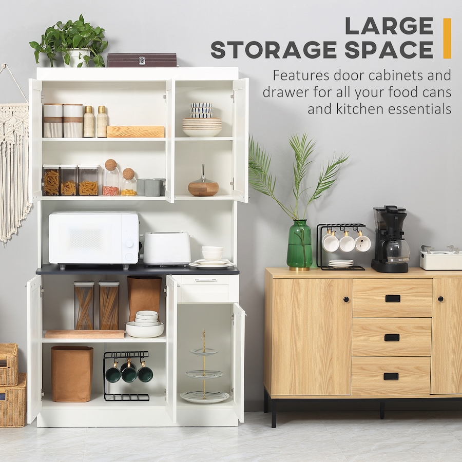Image 997419_ALTMORE11.jpg, Product 997-419 / Price $290.99 - $299.99, HOMCOM Kitchen Pantry Storage Cabinet with Adjustable Shelf and Drawer from HOMCOM on TSC.ca's Home & Garden department