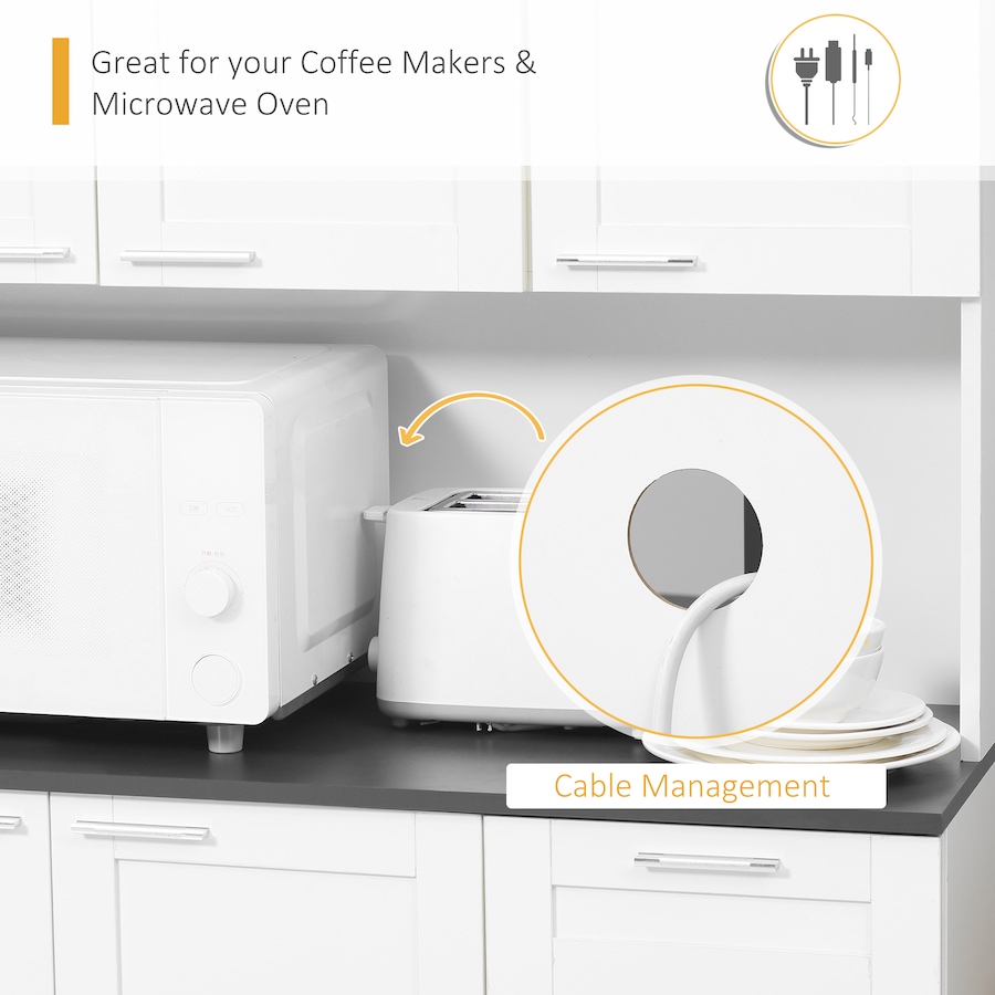 Image 997419_ALTMORE12.jpg, Product 997-419 / Price $290.99 - $299.99, HOMCOM Kitchen Pantry Storage Cabinet with Adjustable Shelf and Drawer from HOMCOM on TSC.ca's Home & Garden department