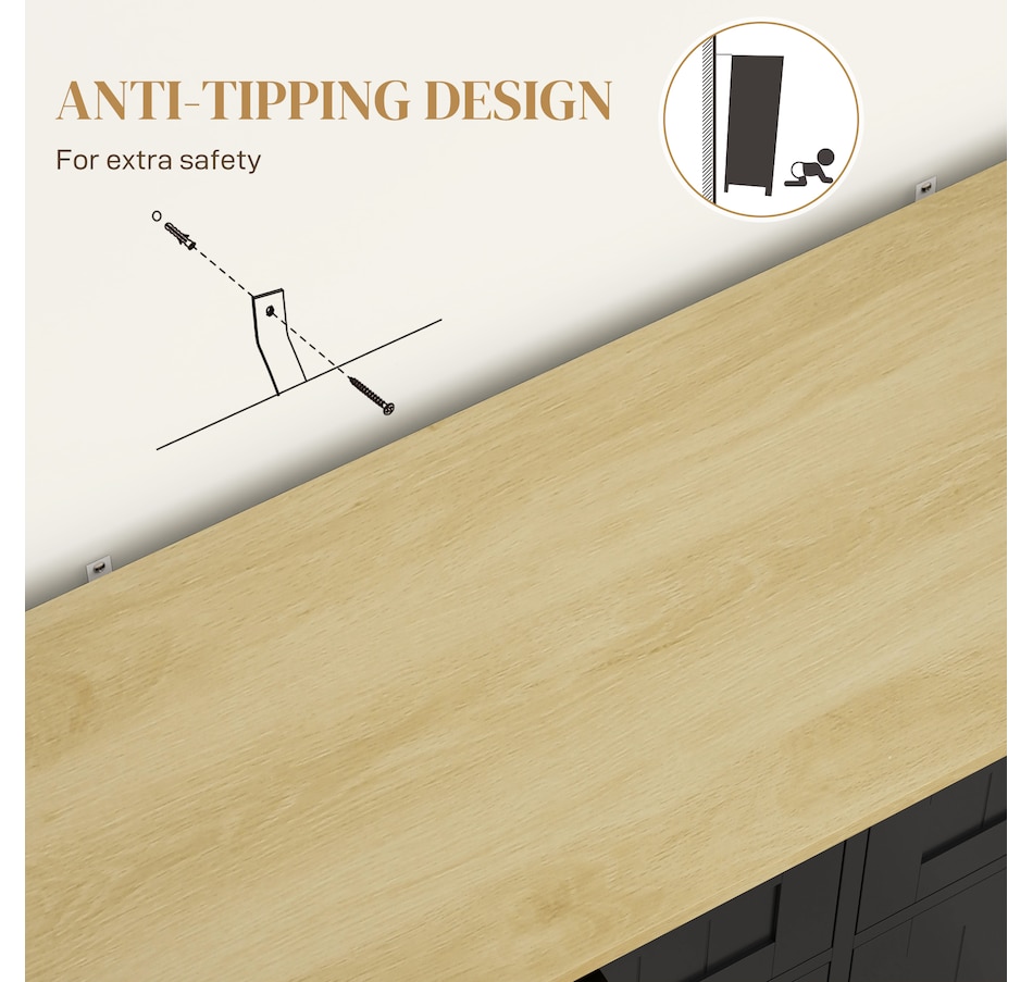 Image 997420_ALTMORE15.jpg, Product 997-420 / Price $189.99 - $214.99, HOMCOM Tilt Out Trash Cabinet, Kitchen Island with 2 Drawers from HOMCOM on TSC.ca's Home & Garden department