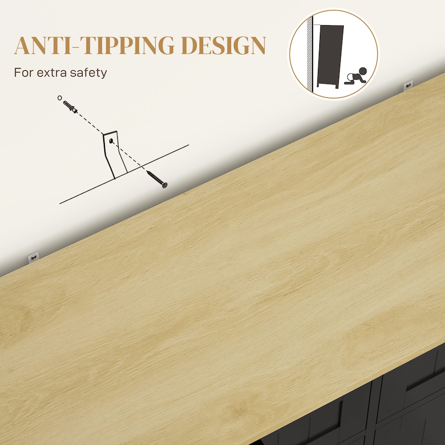 Image 997420_ALTMORE15.jpg, Product 997-420 / Price $214.99, HOMCOM 10 Gallons Tilt Out Trash Cabinet, Kitchen Island w/ Drawers from HOMCOM on TSC.ca's Home & Garden department