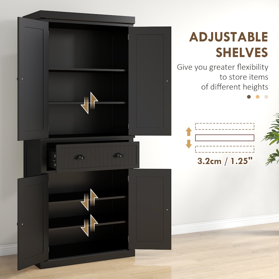 Image 997421_ALTMORE20.jpg, Product 997-421 / Price $269.99, HOMCOM 72" Kitchen Pantry, Freestanding Storage Cabinet with Drawer, Doors from HOMCOM on TSC.ca's Home & Garden department