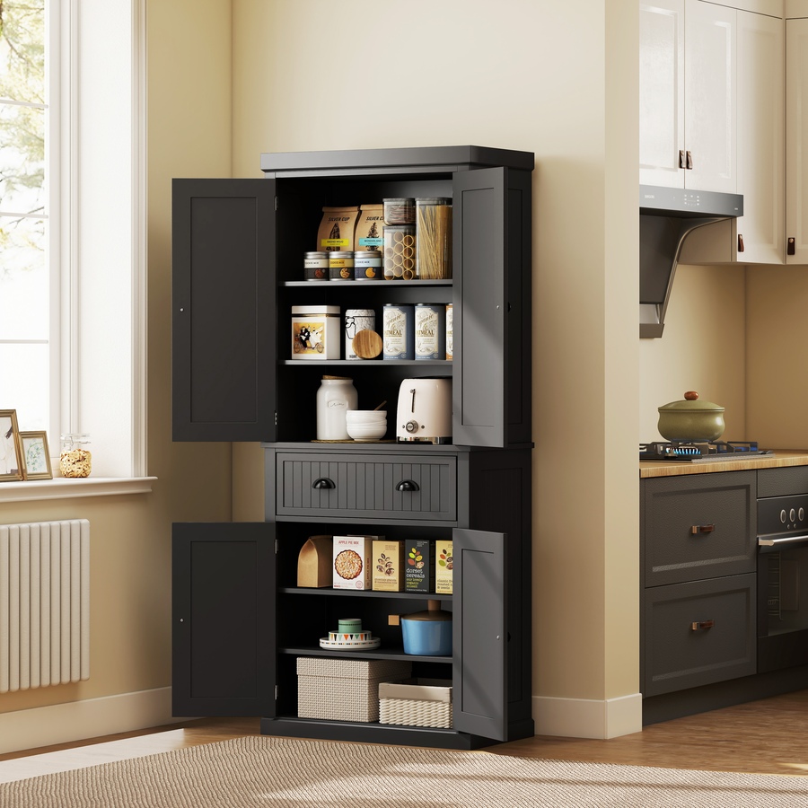 Image 997421_ALTMORE25.jpg, Product 997-421 / Price $269.99, HOMCOM 72" Kitchen Pantry, Freestanding Storage Cabinet with Drawer, Doors from HOMCOM on TSC.ca's Home & Garden department