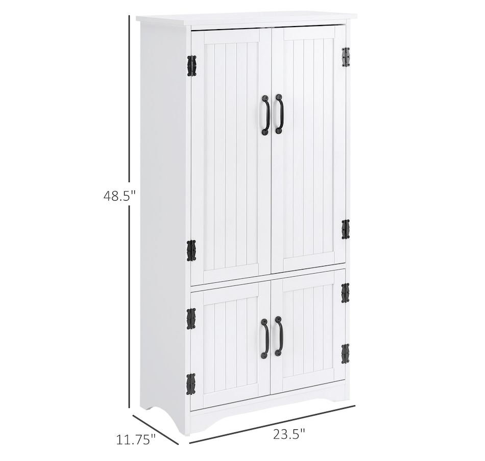 Image 997422_ALTMORE10.jpg, Product 997-422 / Price $154.99 - $174.99, HOMCOM 48" Kitchen Pantry, Kitchen Storage Cabinet with Shelves from HOMCOM on TSC.ca's Home & Garden department