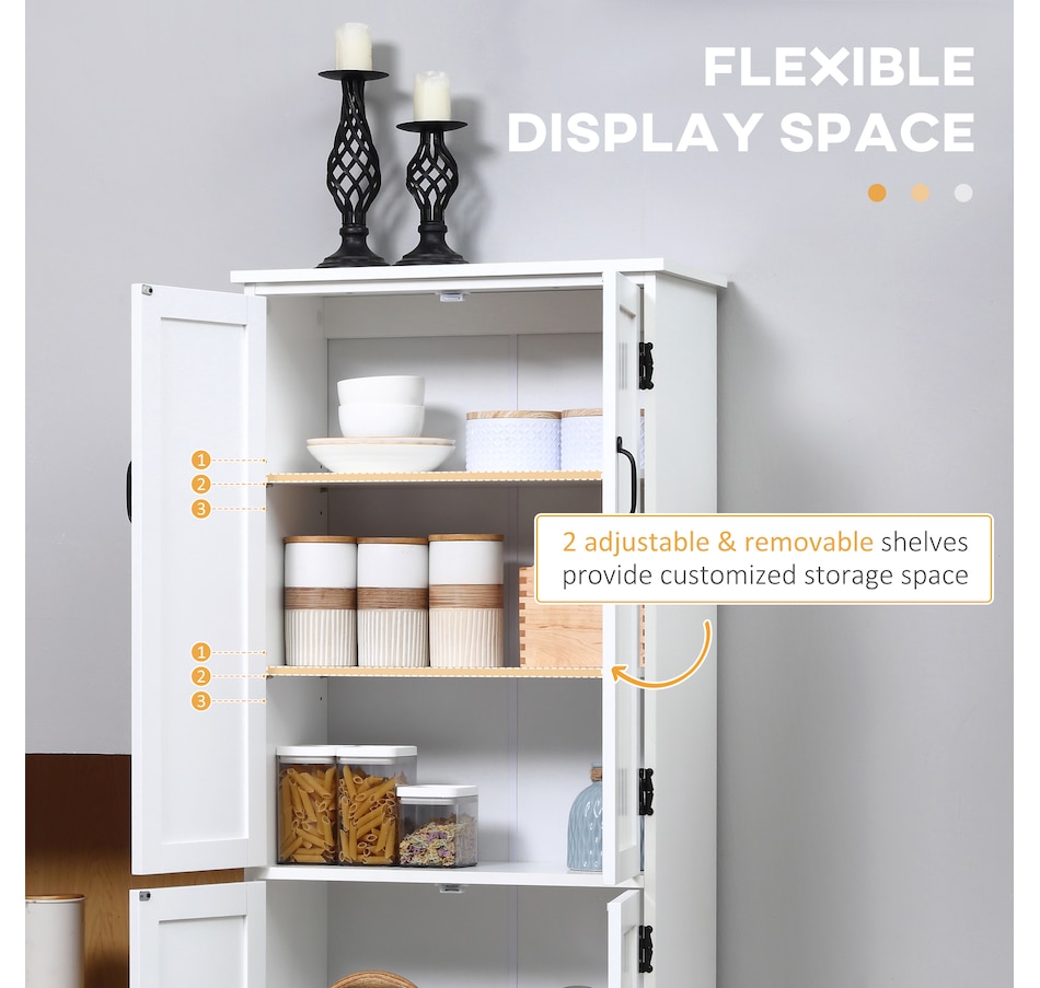 Image 997422_ALTMORE13.jpg, Product 997-422 / Price $154.99 - $174.99, HOMCOM 48" Kitchen Pantry, Kitchen Storage Cabinet with Shelves from HOMCOM on TSC.ca's Home & Garden department