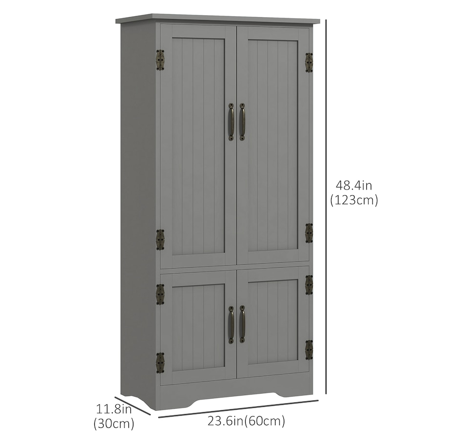 Image 997422_ALTMORE18.jpg, Product 997-422 / Price $154.99 - $174.99, HOMCOM 48" Kitchen Pantry, Kitchen Storage Cabinet with Shelves from HOMCOM on TSC.ca's Home & Garden department