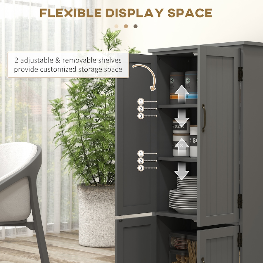Image 997422_ALTMORE21.jpg, Product 997-422 / Price $149.99 - $164.99, HOMCOM 48" Kitchen Pantry, Kitchen Storage Cabinet with Shelves from HOMCOM on TSC.ca's Home & Garden department